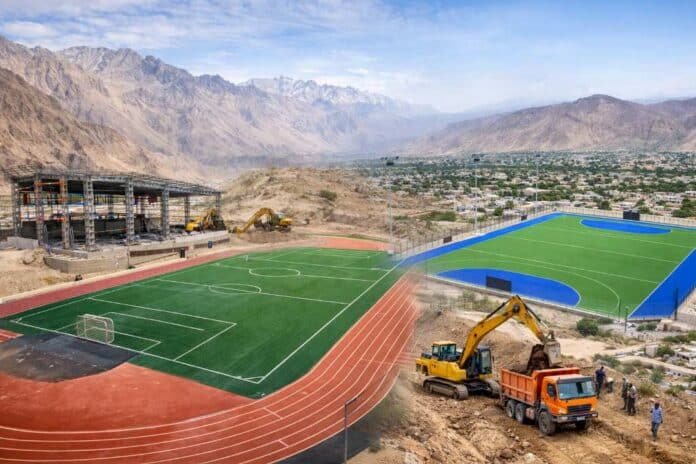 Construction of sports facilities and stadium infrastructure in Pakistan under PSDP projects