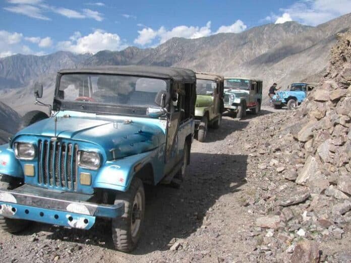 Tourists visiting scenic picnic spot in Chitral under KP tourism development plan